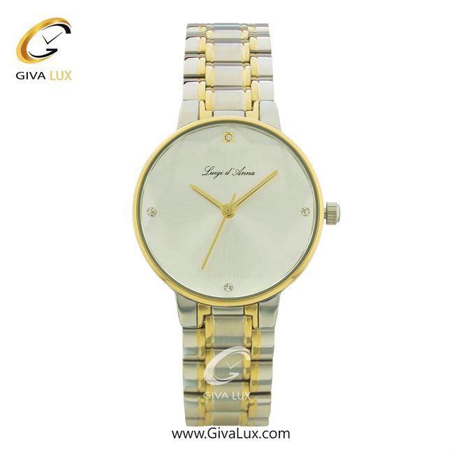 ساعت مچی اورجینال زنانه LdA نقره ای-طلایی | نقره ای-طلایی| نقره ای| کد رفرنس 2409